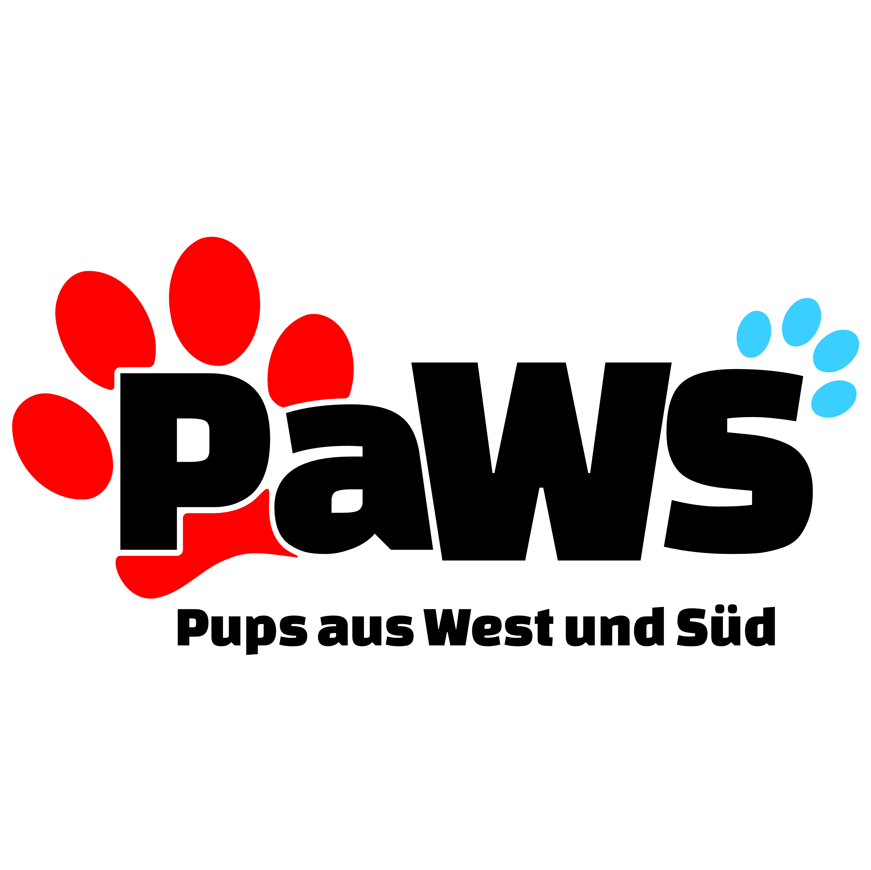 PaWS Logo Bunt mit Unterschrift