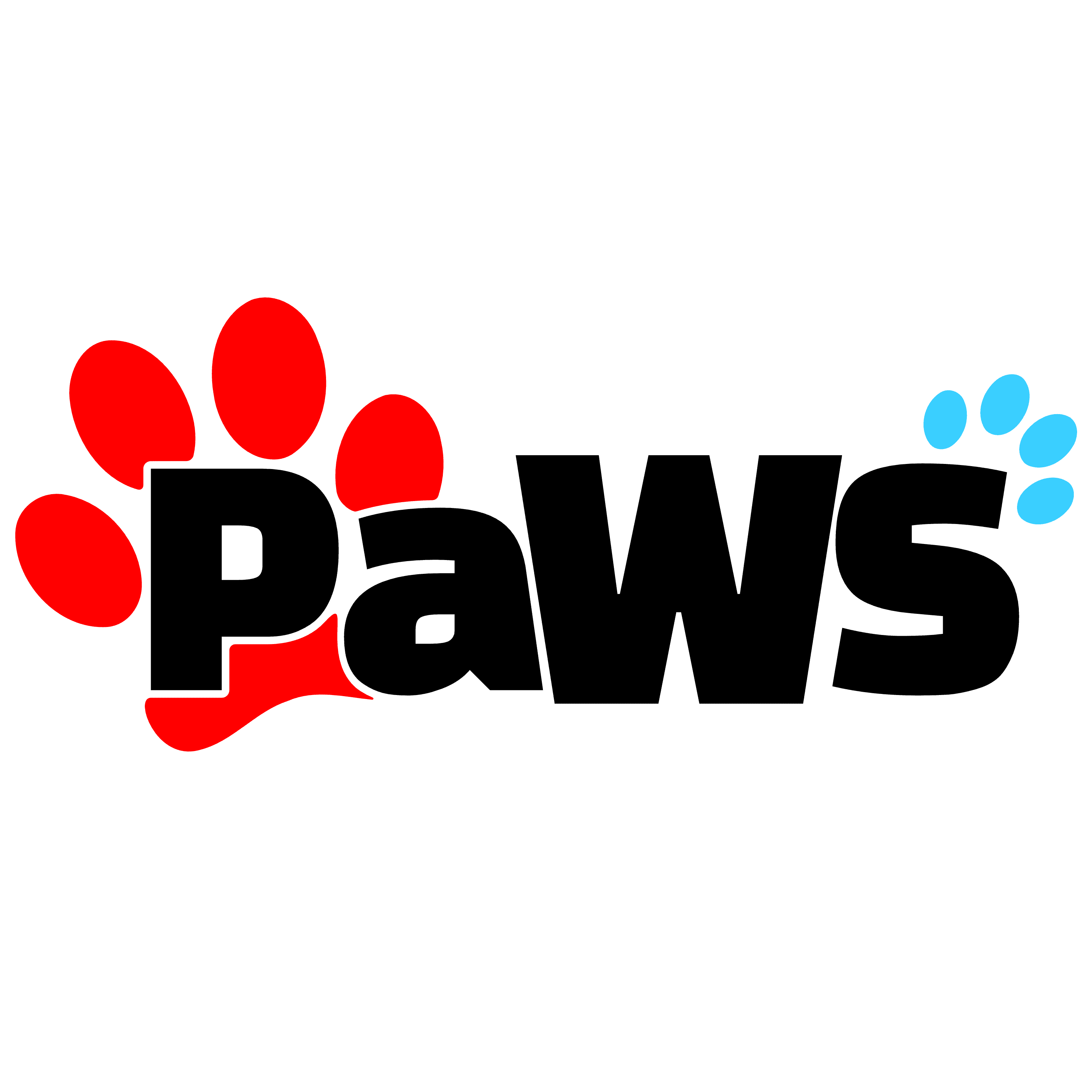 PaWS Logo Bunt